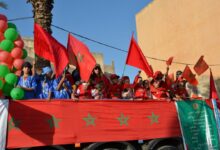 صورة *ابن أحمد تكتسي ألوان الوطن.. مسيرة مؤسسة اقرأ تُشعل نبض الشوارع في الذكرى الخمسين للمسيرة الخضراء*.