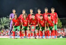 صورة توقيت مباراة ربع نهائي كأس العالم U17 بين المغرب والبرازيل