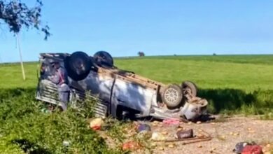 صورة جرحى وقتلى في حادثة سير خطيرة ضواحي الجديدة