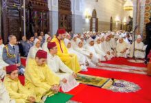 صورة أمير المؤمنين يترأس حفلا دينيا إحياء لليلة القدر المباركة