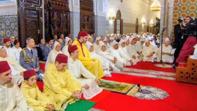 صورة أمير المؤمنين يترأس حفلا دينيا إحياء لليلة القدر المباركة