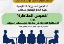 صورة وزارة الشباب والثقافة والتواصل تنظيم المناظرة الوطنية لمؤسسات الشباب.