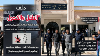 صورة إقليم بنسليمان: النيابة العامة تأمر بإيداع ثلاثة أشقاء السجن المحلي على خلفية شريط “الطفل والخمر”