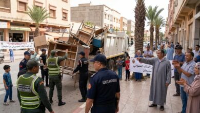 صورة للا ميمونة: ارتياح واستحسان واسع لتدخلات السلطة المحلية في تحرير الملك العمومي.. والساكنة تطالب بالاستمرارية